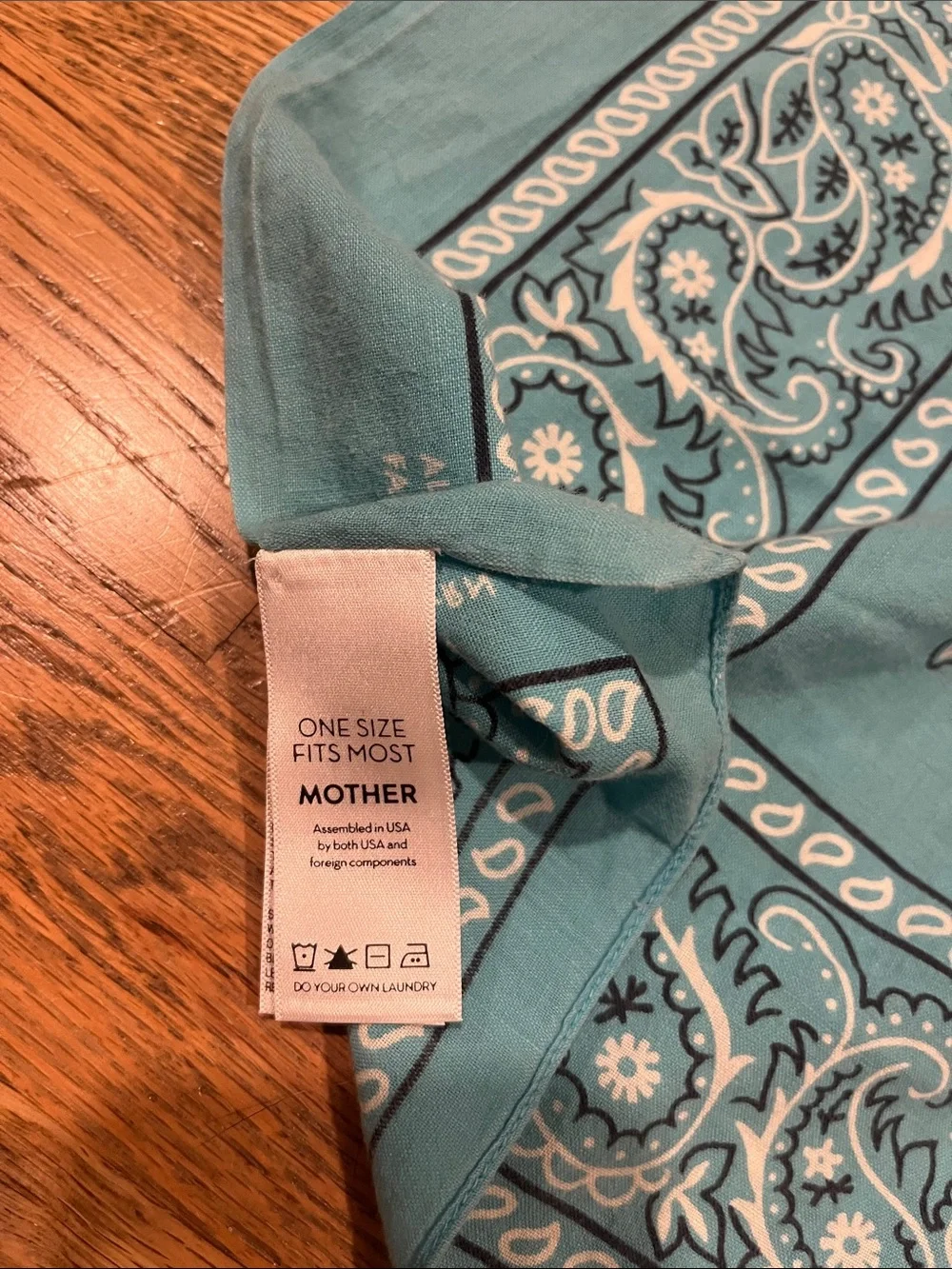 60% Mother The Four Corners Scarf “Wrong turn, right direction” patchwork scarf